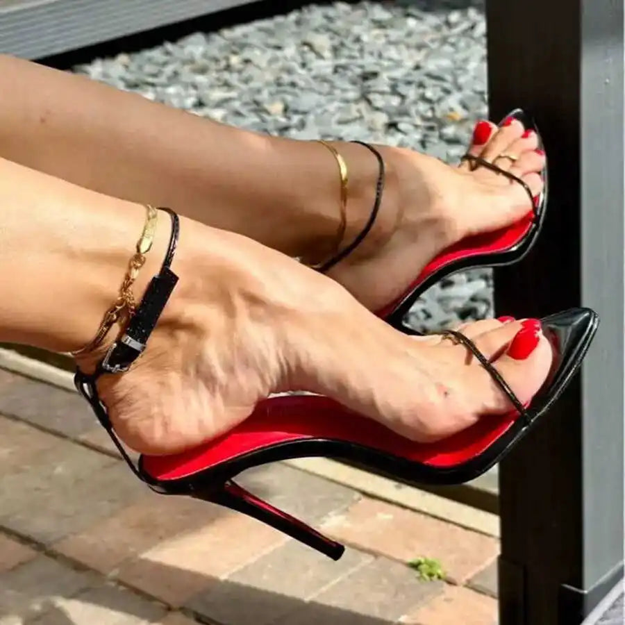 Karla Red Sole Strappy Sandals