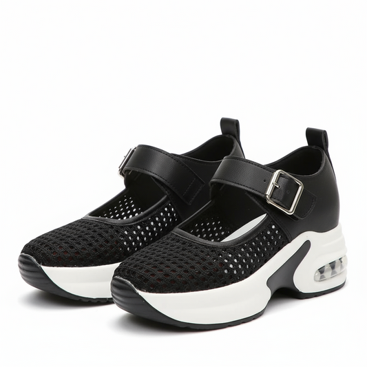 Brittney Mesh Platform Sneakers