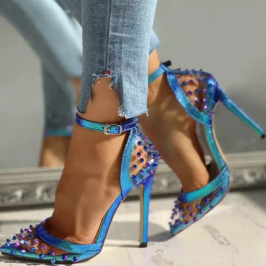 Stephanie Studded Heels
