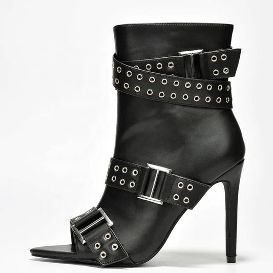 Katrina Peep Toe Ankle Boots