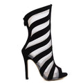 Raven Open-toe Bootie