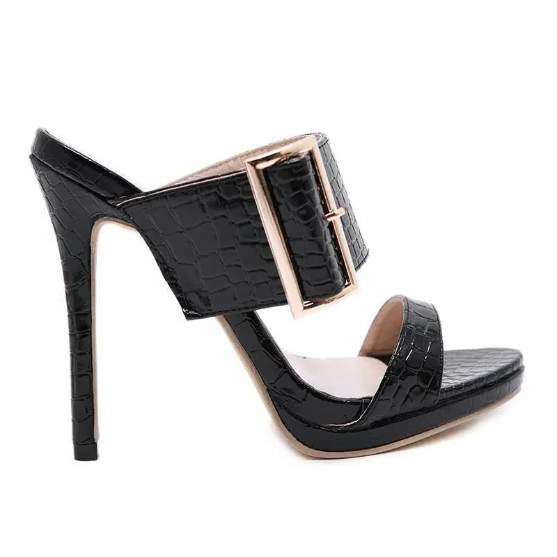 Marlena Buckled Platform Sandal
