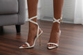 Mona Lisa Padlock Stiletto Sandal