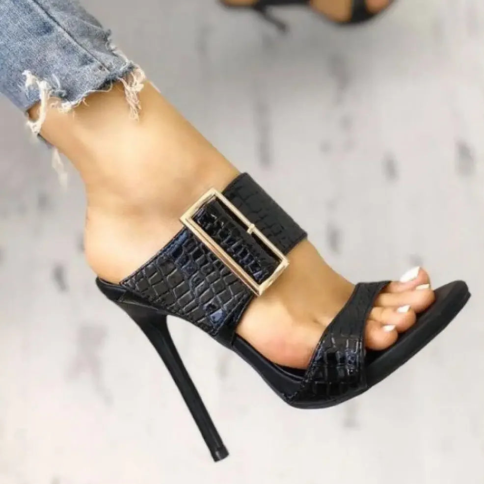 Marlena Buckled Platform Sandal