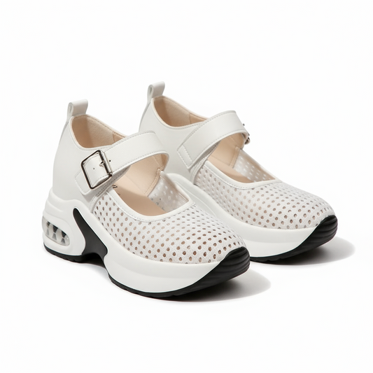Brittney Mesh Platform Sneakers